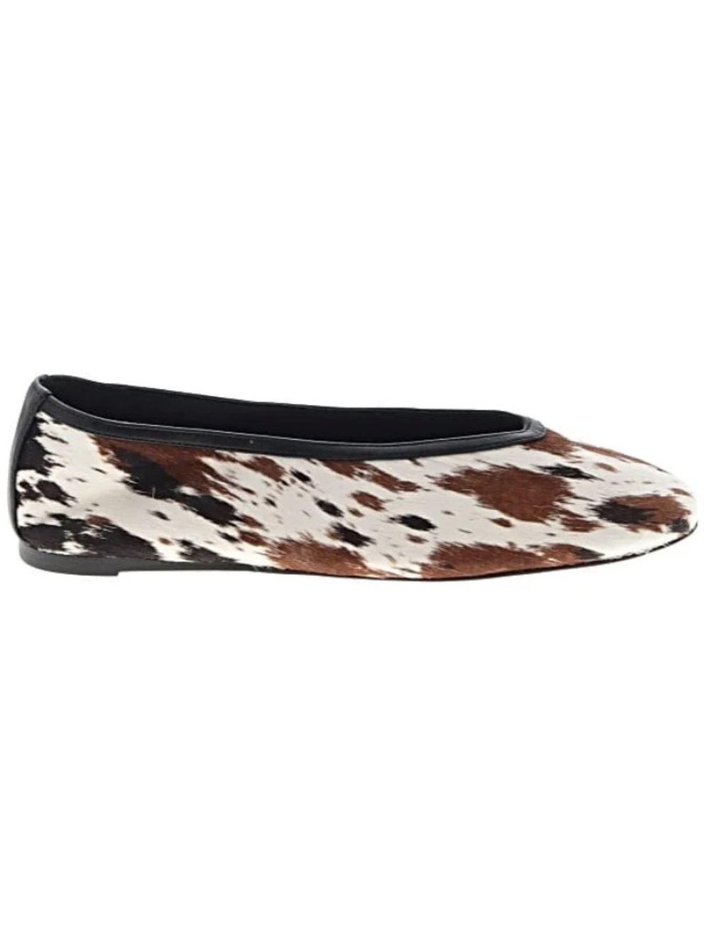 Steve Madden Calf Hair Cow Print Ballet Flats